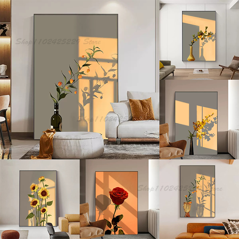 Sunset Light Leaves Flowers Ko - Modern Korean Lifestyle ulasan dan harga
